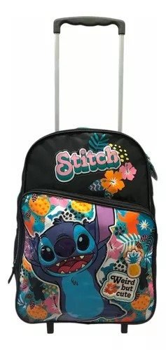 Mochila con Carro 16" STITCH - WABRO -7453002809905 - Libreria Pincelada