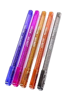 Lapiceras con Glitter Silky Glitter x 5 Coloring - MOOVING (019223) - comprar online