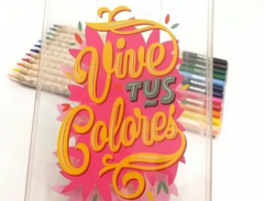 Lapices de Colores Vive tus colores x 12 Coloring - MOOVING - 7798302936976 - Libreria Pincelada