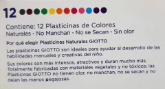 Plastilinas surtidas x 12 - GIOTTO - 7806710015210 - Libreria Pincelada