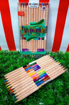 Lápices de Color DUO INSEPARABLES x 12 COLORING - MOOVING - 7798302937027 - comprar online
