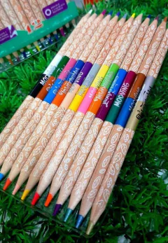 Imagen de Lápices de Color DUO INSEPARABLES x 12 COLORING - MOOVING - 7798302937027