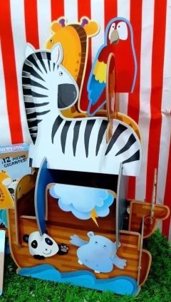 Libro + Rompecabezas 3D - El arca de Noe - MANOLITO - 9788418127991 - Libreria Pincelada