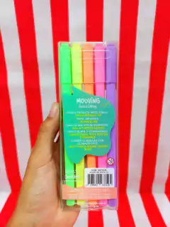 Imagen de Boligrafos Roller Gel SILKY PASTEL x 5 Coloring - MOOVING - 7798302937195