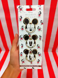 Clips METALICOS Mickey Mouse. Pack x 3 de Mooving