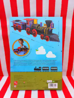 Imagen de Libro + maqueta 3D: Construye una Locomotora de Manolito