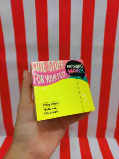 Notas Adhesivas MAW MANIA, 76 x 76 mm x 400 hojas de Mooving (024457) - Libreria Pincelada