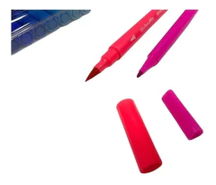 Marcadores MISS BRUSH LETTERING x 20 Doble Punta COLORING- MOOVING - 7799133001772 - Libreria Pincelada