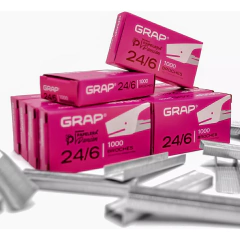 Broches para abrochadora N°24/6 - GRAP - (004691) - 7798006050046 en internet