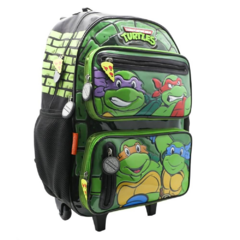 Mochila con Carro 18" TORTUGAS NINJA - CRESKO - 092626550526 en internet