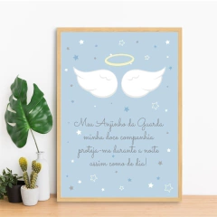 QUADRO MEU ANJINHO DA GUARDA