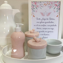 KIT HIGIENE PÁSSARO PORCELANA LUXO na internet