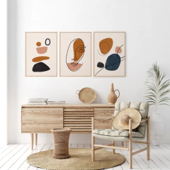 TRIO QUADROS BOHO CHIC FACE