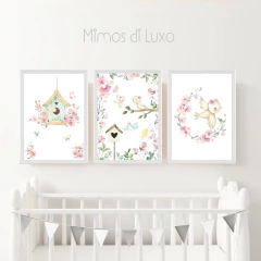 TRIO PÁSSAROS E BORBOLETAS 02