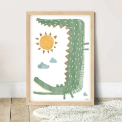 QUADRO UNITÁRIO JACARÉ COLEÇÃO PANTANAL