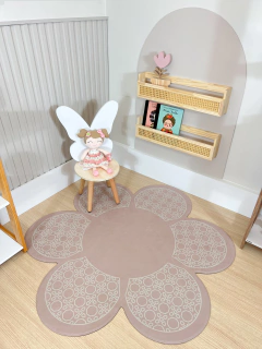 TAPETE PLAYMAT FLOR PALHINHA