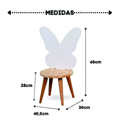 Cadeira borboleta branca - comprar online