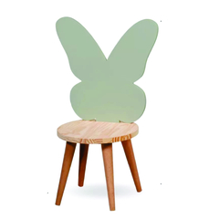 kit com 2 cadeiras borboletas verde - Mimos di Luxo