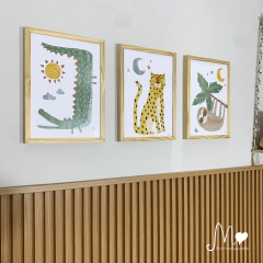 TRIO DE QUADROS NOSSO PANTANAL - comprar online