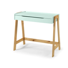 ESCRIVANINHA COM GAVETÃO VERDE