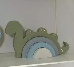 DINO ARCO-ÍRIS - ESCOLHA AS CORES