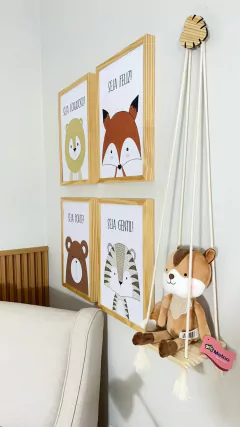 KIT DE QUADROS ESCANDINAVO COM FRASE 06 - comprar online