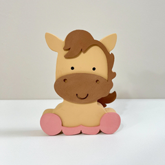 CAVALINHO DECORATIVO COM APLIQUES 3D - comprar online