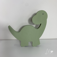 DINOSSAURO EM MADEIRA ESCOLHA SUA COR