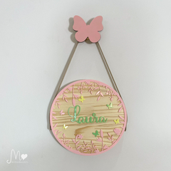 PLACA DECORATIVA 3D JARDIM ENCANTADO 02