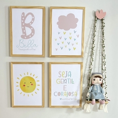 KIT QUADROS LÚDICOS E BALANÇO FOLHINHAS - ESCOLHA OS ITENS 01