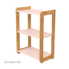 ESTANTE INFANTIL MONTESSORIANA SONHOS COR ROSA
