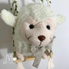 OVELHINHA / CARNEIRINHO SUPER FOFO LAÇO BEGE - comprar online