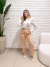 Camisa Rendada com Guipir - Off - comprar online