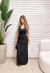 Conjunto Max colete Saia Longa - Preto na internet