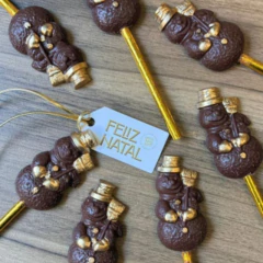 Chocolate 40% Ao Leite no Palito - Boneco de Neve - 12g - comprar online