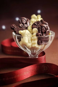 Bola com Figuras do Natal - Mista - 70g. na internet