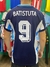 Camiseta retro suplente de la selección argentina, con el nombre "BATISTUTA" y el número "9" en la espalda.