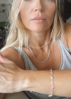 GARGANTILLA PLATA ESLABONES CIRILA 800 - Divinas Tentaciones Creaciones