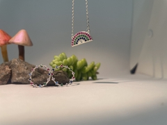 GARGANTILLA DE PLATA 925 Y CIRCONES DE COLORES RAINBOW 1000 - Divinas Tentaciones Creaciones