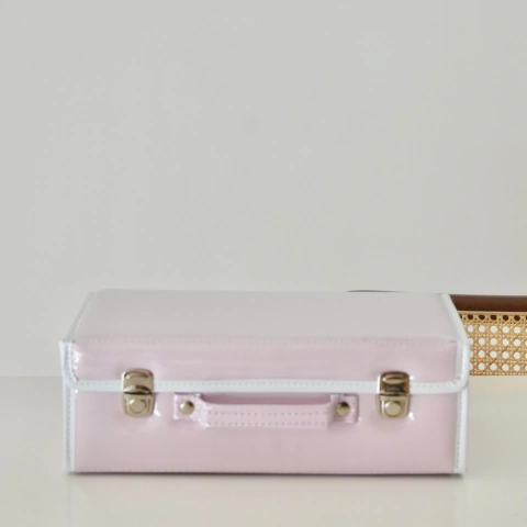 Valija con herrajes petit rose - comprar online