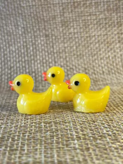 3x Patinho Amarelo (Miniatura)