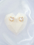 Brinco ponto de luz (G) (grande), banhado a ouro 18K. - comprar online