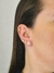 Brinco ponto de luz (P) redondo, banhado a ouro 18K. - loja online