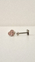 Piercing de coração, aço cirúrgico. - loja online