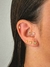 Imagem do Piercing de olho grego com uma zircônias, banhado a ouro 18K.