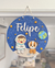 Cartel niño y perro astronauta - comprar online