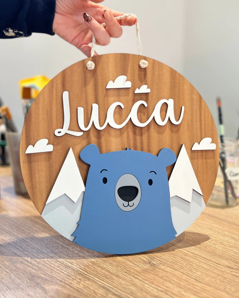 Cartel oso nórdico - comprar online