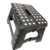 BANQUETA DOBRAVEL PLASTICA 31 X 22CM PRETA ZACS / VONIXX - comprar online