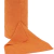 ROLO DE MICROFIBRA 30X30CM 260GSM 50UN LARANJA KERS - Loja Renove