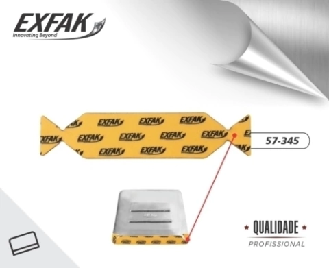 FELTRO PROFISSIONAL AMARELO 57-345 5 PECAS EXFAK